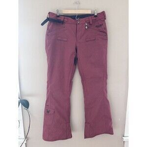 Volcom Nimbus Womens Snowboard Ski Patron Pants Size Large Red Outdoors 15000mm
